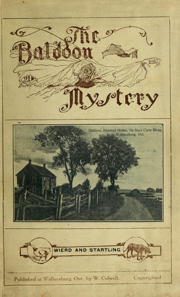The Baldoon Mystery, 1829